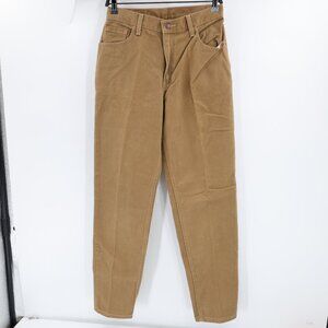 Vintage 90s Levi’s Jeans womens 10 28x32 Relaxed Fit Tapered Leg  Brown USA MADE